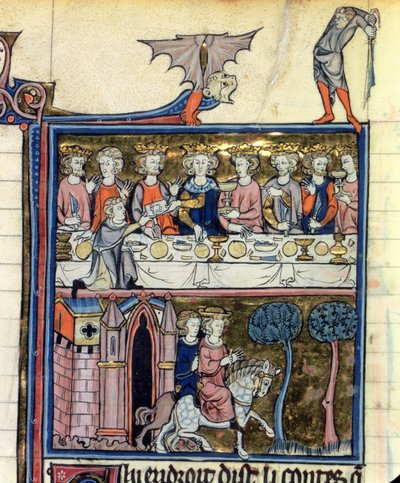 King Arthur and His Knights Around the Table, from l