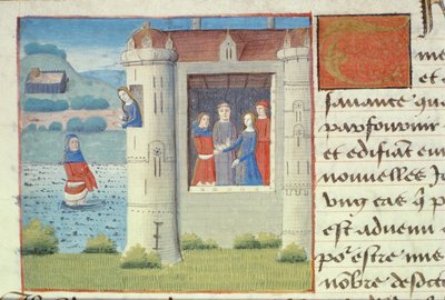 Marriage, from Les Cent Nouvelles Nouvelles, 1462 by French School