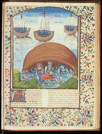 Fate of Seleucus, from The Fall of Princes, by Giovanni Boccaccio, 1467 by French School