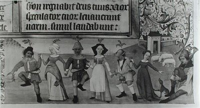 Pastoral Dance, from the Hours of Charles d