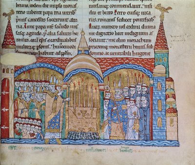 The Consecration of the Church at Cluny by Pope Urban II in November 1095 by French School