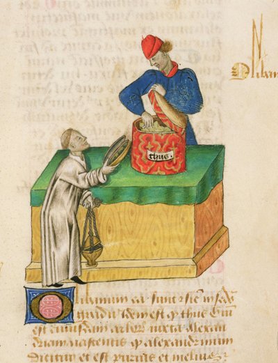 The Incense Seller by French School