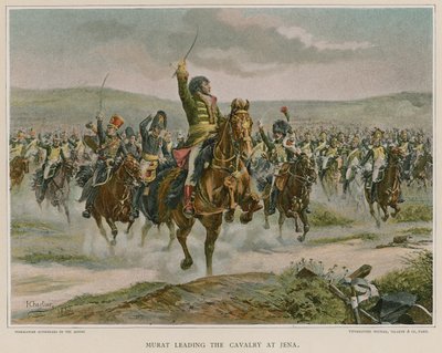 Murat Leading the Cavalry at Jena by French School