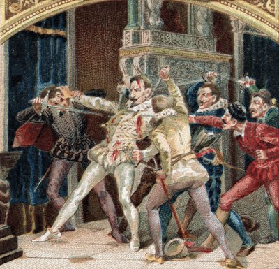 Murder of the Duke of Guise (Henry I of Lorraine, known as the Balafre) by French School