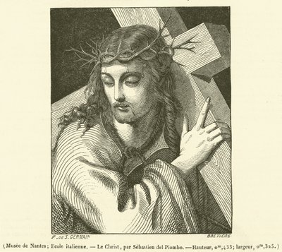 Museum of Nantes, Italian School, The Christ by French School