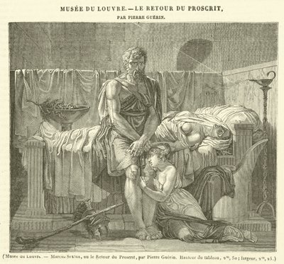 Louvre Museum, Marcus Sextus, or the Return of the Proscribed by French School