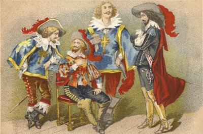 Musketeers by French School