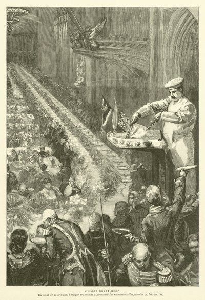 Mylord Roast-Beef (engraving) by French School