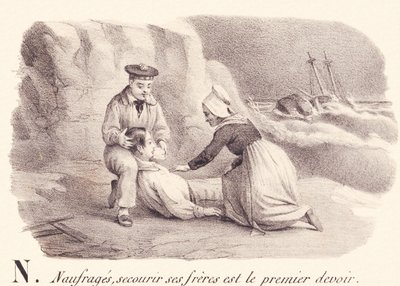 N: Shipwrecks, rescuing your brothers is the first duty by French School