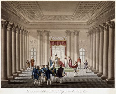 Napoleon asks Marie Louise in marriage to the Emperor of Austria - in 