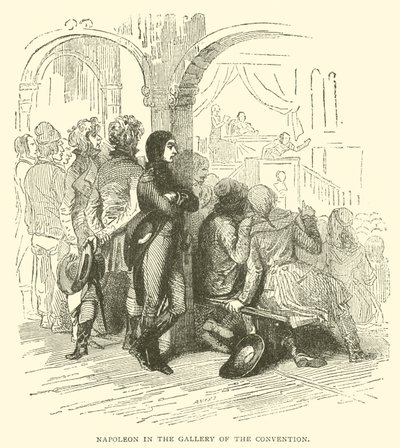 Napoleon in the gallery of the convention by French School