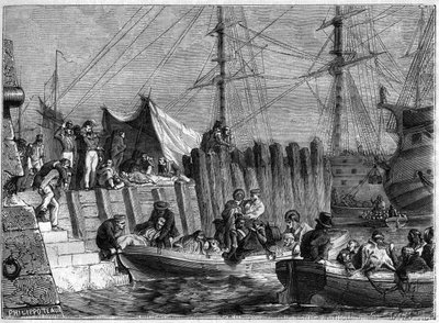 Napoleonic Wars - The English army leaves Walcheren Island 1809 - in 