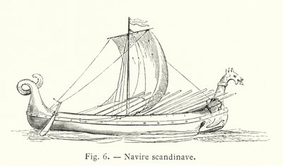 Scandinavian ship by French School