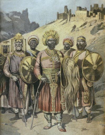 Negus of Abyssinia, Menelik II by French School
