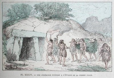 Neolithic Funeral Rite, illustration from 