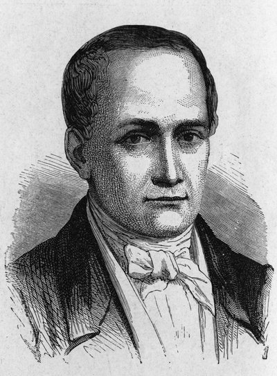 Nicéphore Niepce (1765-1833), French inventor, pioneer of photography - in Album de la Science; illustrious scientists; Great discoveries 1896 by French School