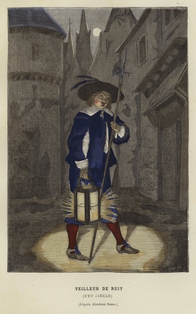 Nightwatchman, 16th Century by French School