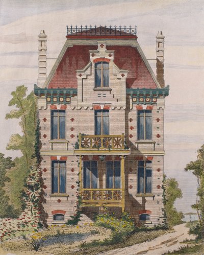 Norman Villa at Villers sur Mer, Normandy by French School
