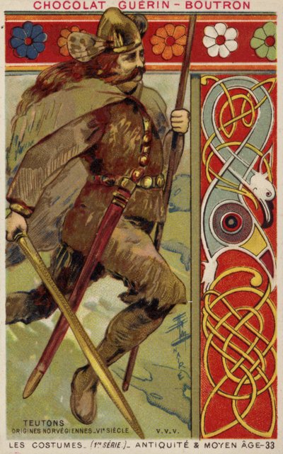 Norwegian Viking Costume, 6th Century by French School