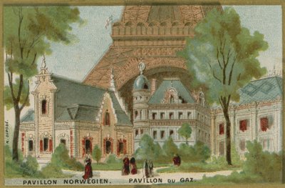 Norwegian and Gas Pavilion at Paris World Fair by French School