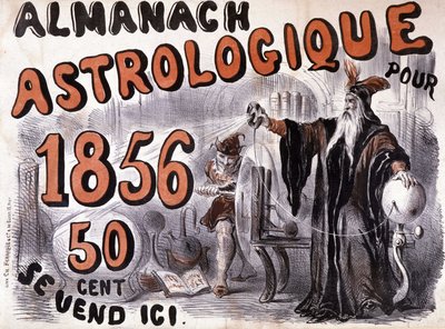 Nostradamus, astrologer illuminating the future - in 
