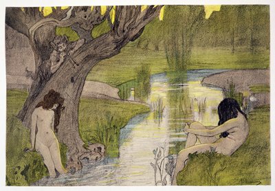 Nymphs Bathing, from L