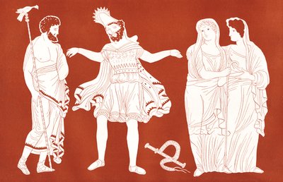 Oedipus with Tiresias, from 