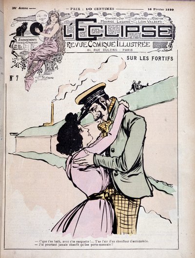 On the fortifications: bad boy (thug) and his girlfriend - cover 