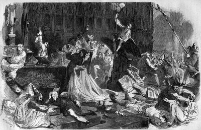 Orviette Burlesque Feast in honor of the Blessed Sacrament of the Altar. According to the words of two nuns Julienne de Mont-Cornillon and Eve called the recluse of Liege, Pope Urban IV (Jacques Pantaleon (1195-1264) had set up this celebration shortly bef by French School