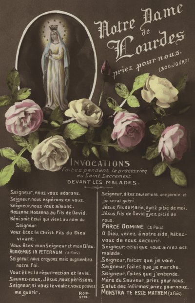 Our Lady of Lourdes by French School