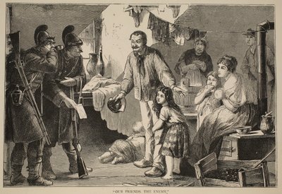 Our friends, the enemy, illustration from Cassells History of the War between France and Germany, 1870-1871 by French School