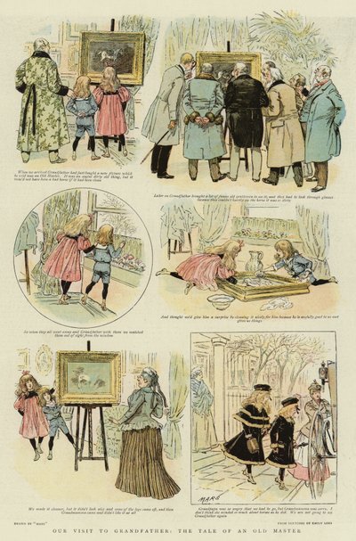 Our Visit to Grandfather, the Tale of an Old Master by French School