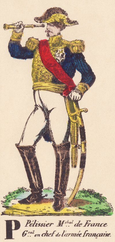 P: Pélissier, Marshal of France, General in Chief of the French Army by French School