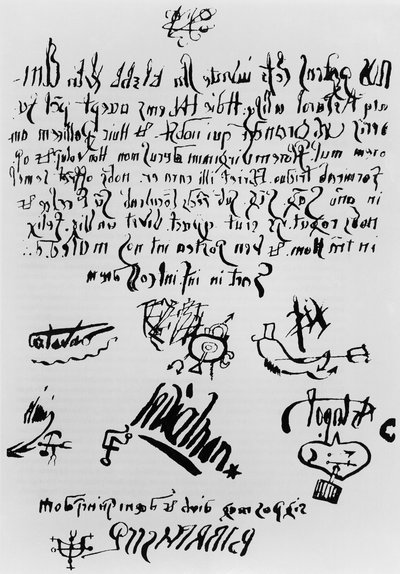 Pact Made by Urbain Grandier with the Devil by French School