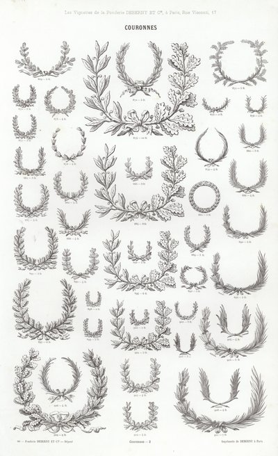 Page from Vignettes Typographiques by French School