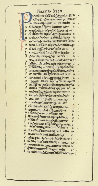 Page from the Pharsalia of Lucan by French School