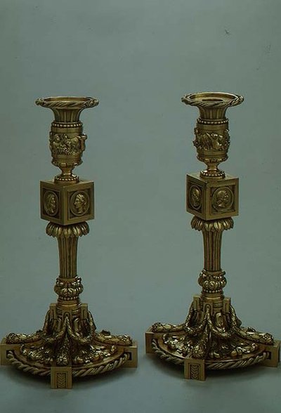 Pair of candlesticks by Boucheron by French School