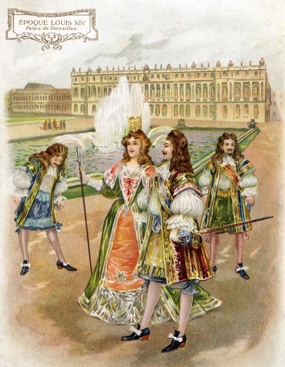Palace of Versailles at the Time of Louis XIV by French School