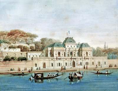 Palace of the French Ambassador in Constantinople by French School