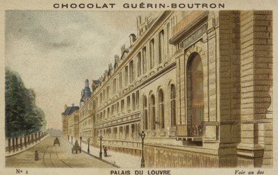 Palais du Louvre by French School