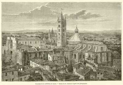 Panorama of the Cathedral of Siena by French School