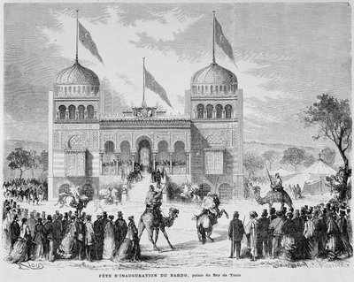 Parc du Montsouris: the Palais du Bey in Tunis at the World Exhibition of 1867 by French School