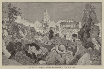 Paris in Summer, The hour of music at Montsouris Park by French School
