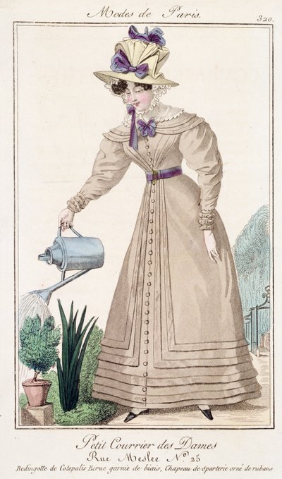 Paris fashion plate by French School