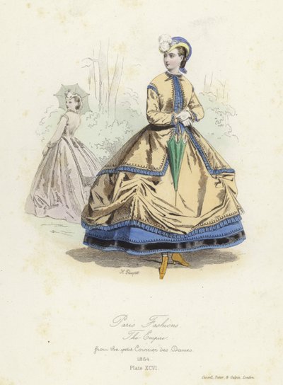 Paris Fashions, Time of the Second Empire by French School
