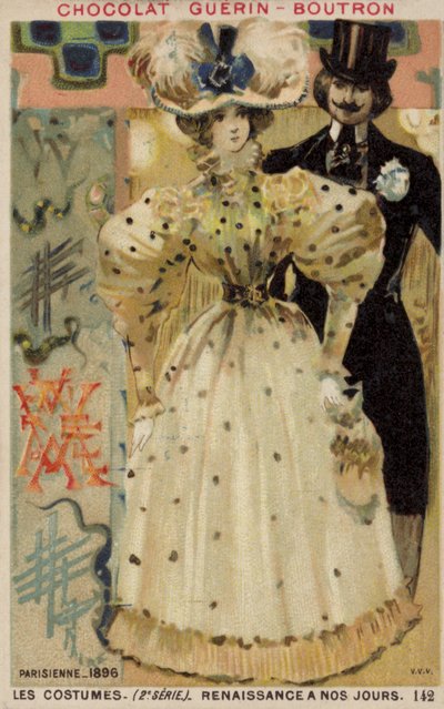 Parisian Fashions, 1896 by French School