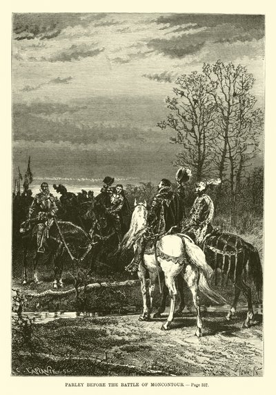 Parley Before the Battle of Moncontour by French School