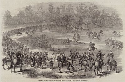 Passage of the Chiese by French Troops by French School