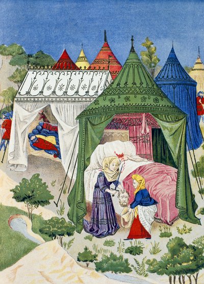 Pavilions and Tents from the 15th Century (detail) by French School