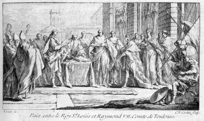 Peace between Raymond VII and Saint Louis 1229 in 
